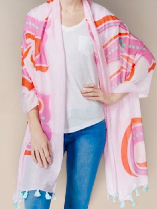 kate spade Accessories - New! KATE SPADE New York “Sweet” Tassel Scarf Shawl 24x80 NWOT